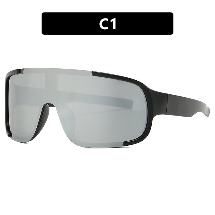 Women's sporty UV-protective sunglasses with a wide, aerodynamic shape Skanto