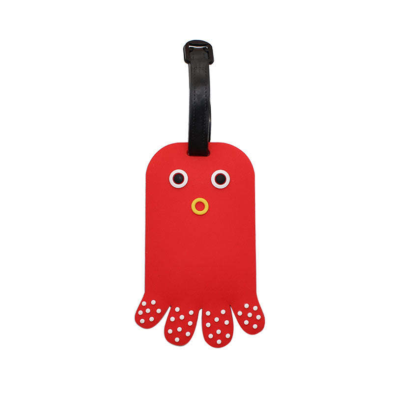 Unisex Silikon Bagasjelapp i kreativt blekksprutdesign Skanto