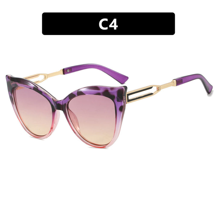 Women's cat-eye glasses with elegant metal frame Skanto