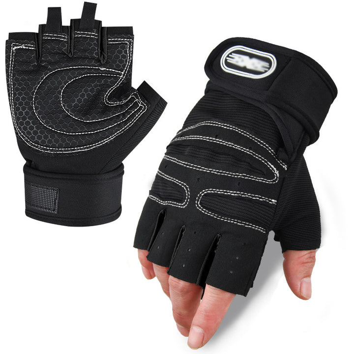 Men's training gloves with ergonomic gel pad Skanto