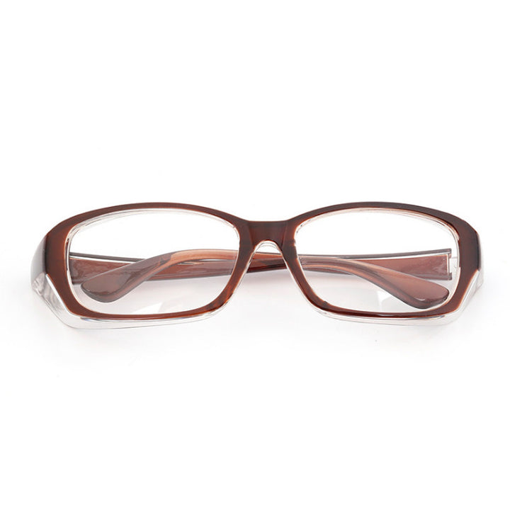 Dame stylish rektangulær brille med robust ramme Skanto