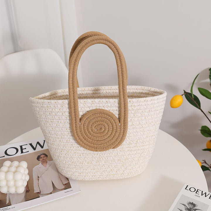Decorative natural fiber bag Skanto