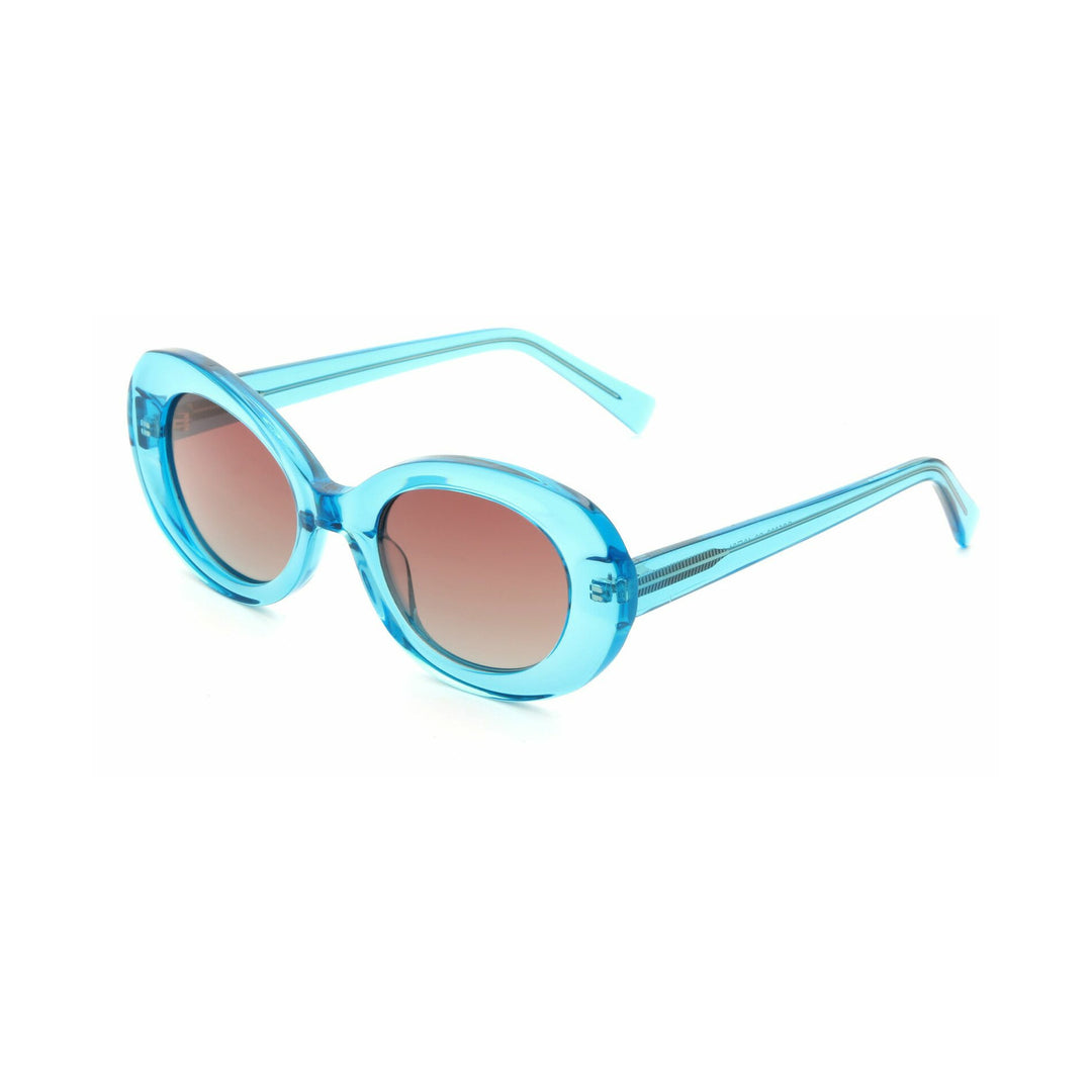 Dame moteriktig solbrille med unik, overdimensjonert ramme Skanto