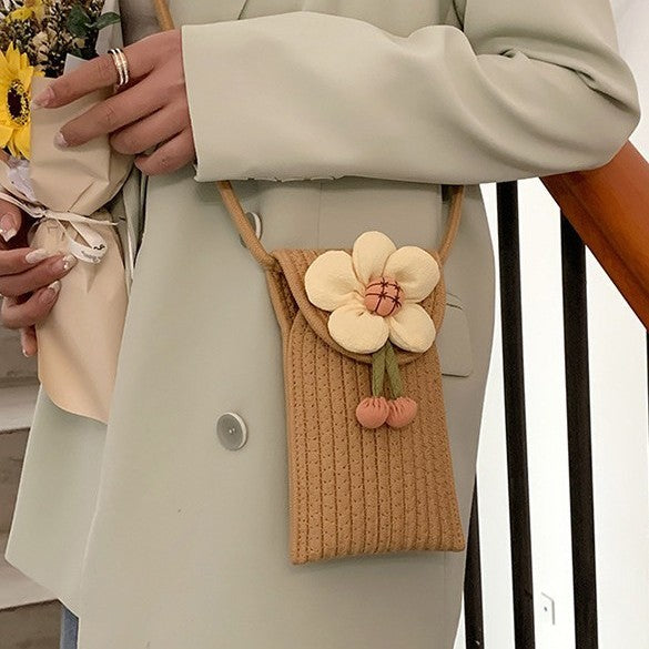 Blomstermønster skulderveske Skanto