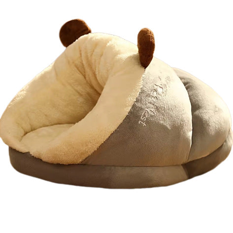Plush Dyremotivert Skjult Seng Hundeseng