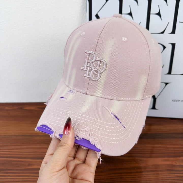 Kvinnenes Slitt Klassisk Bomulls Baseball Caps Skanto