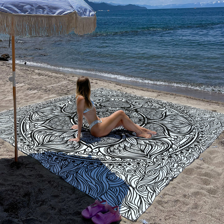 Mandala Design Strandmat Skanto