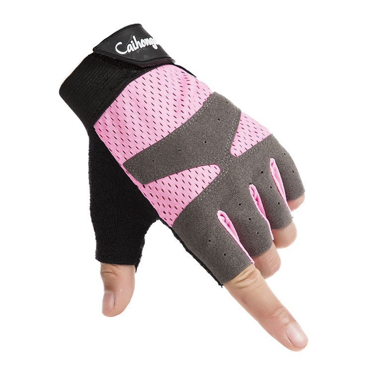 Women's training gloves with non-slip palm and breathable mesh Skanto