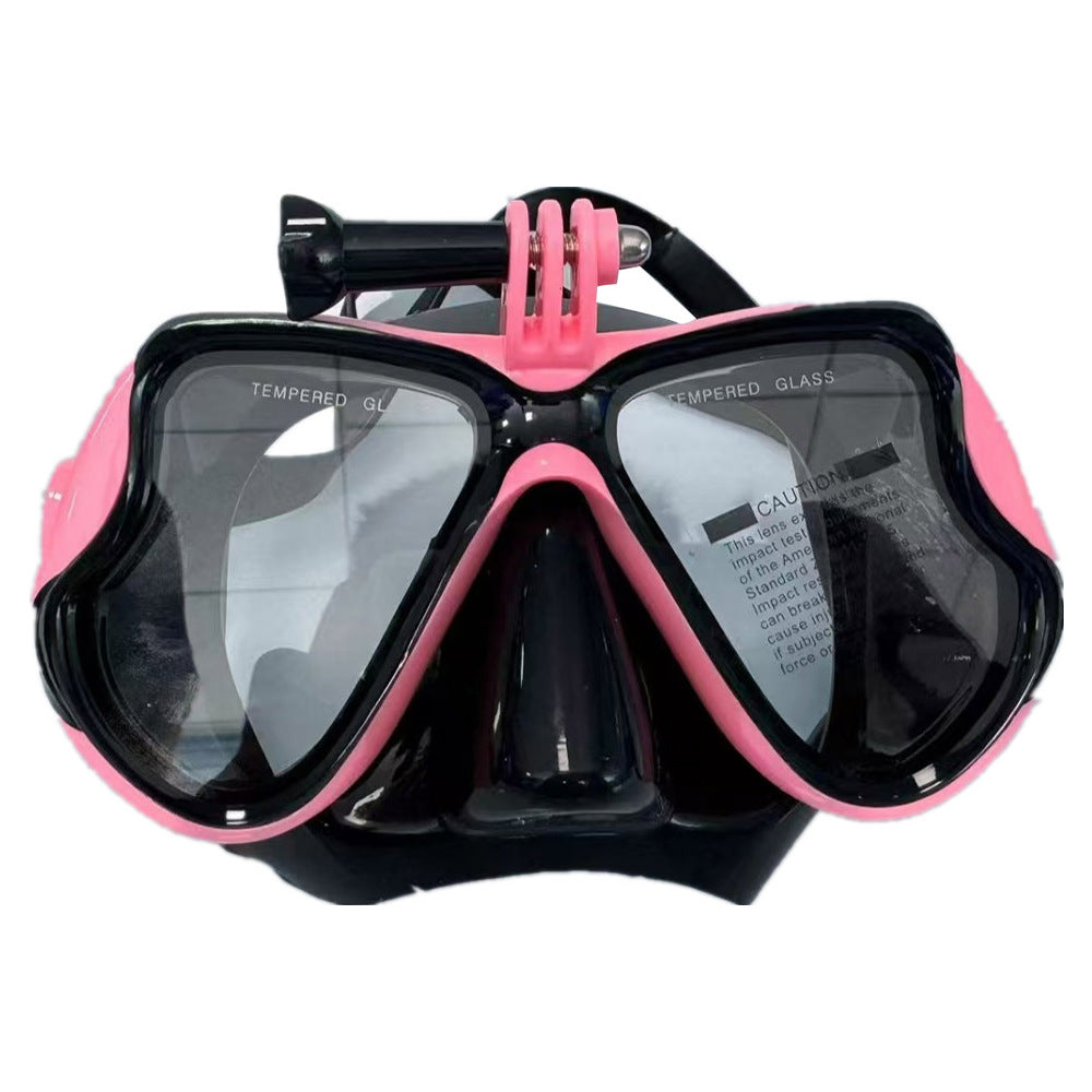 Dykker maske med ergonomisk silikondesign Skanto