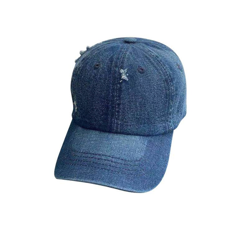 Kvinners slitt denim baseball caps Skanto 1784084168