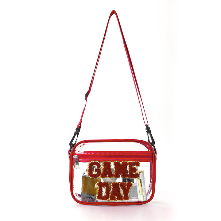 Sporty crossover bag with transparent front Skanto