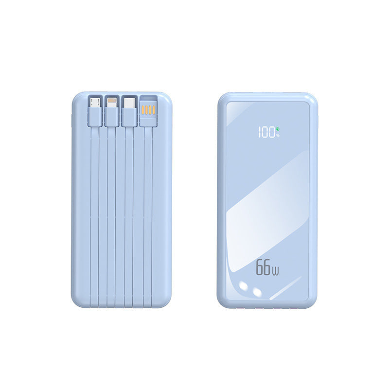 Ultra-slank Powerbank med flere ladealternativer Skanto