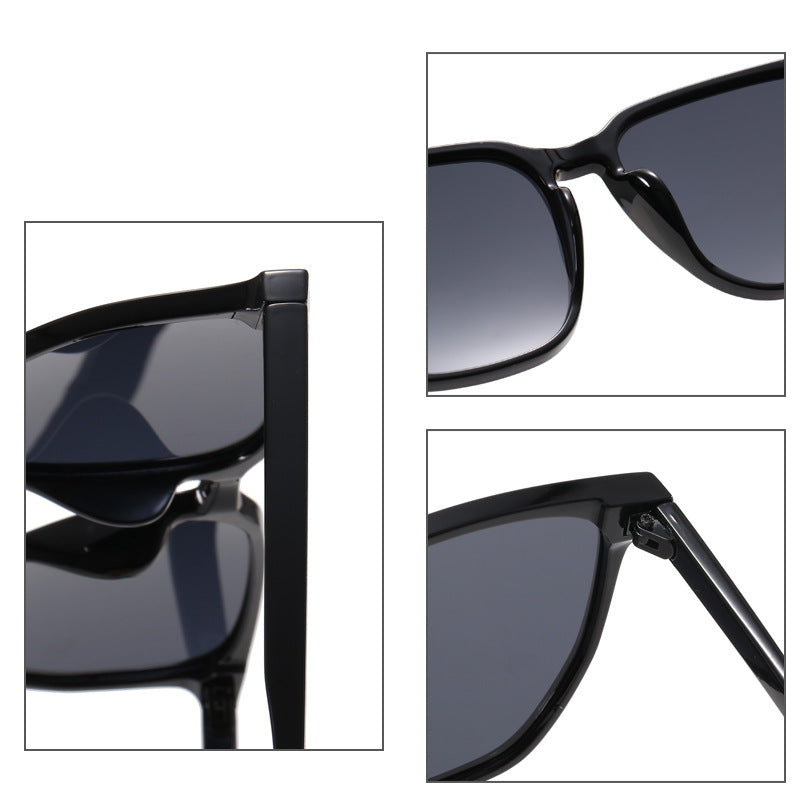 Dame moteriktig solbrille i klart design Skanto
