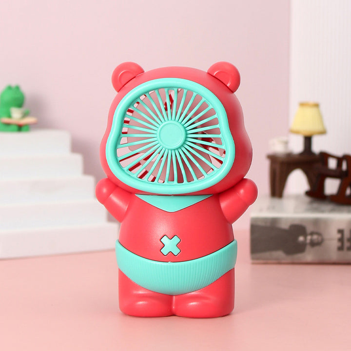 Dame portable mini vifte i bjørn design Skanto