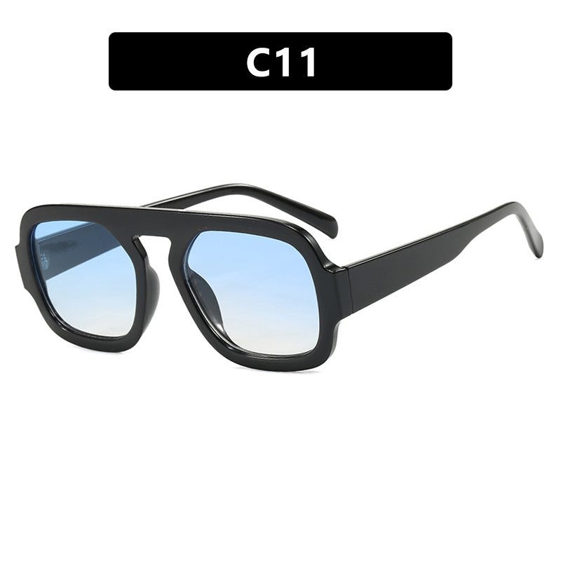 Women's trendy sunglasses with a distinct angular design and UV protection Skanto