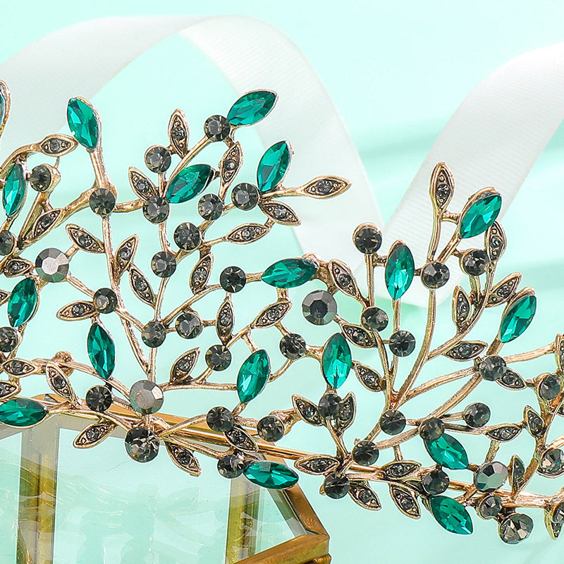 Damer Elegant Hårbånd med blomsterdekorasjoner og krystaller Skanto