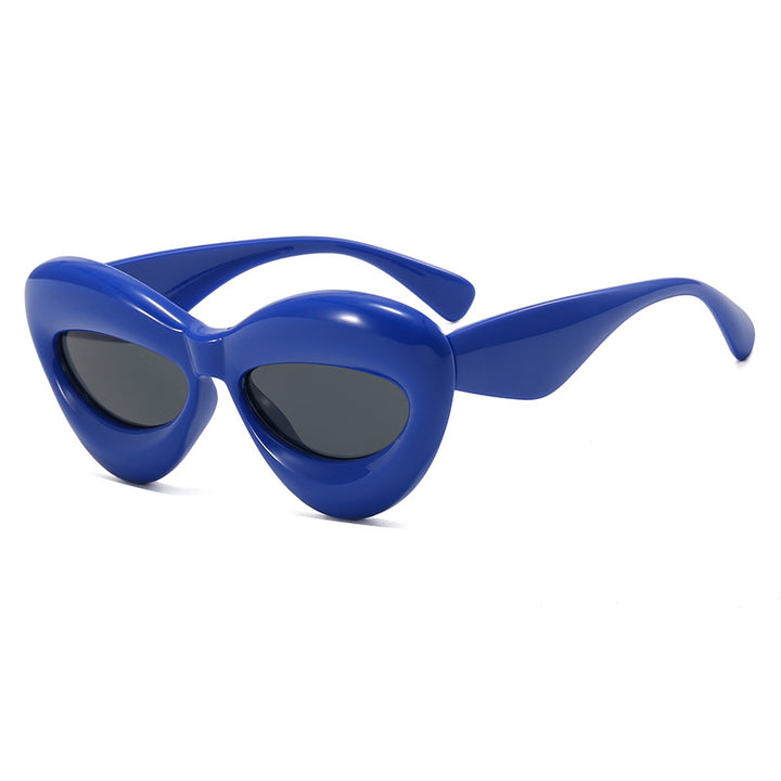 Dame Cat-Eye solbriller med innovativt plastramme Skanto