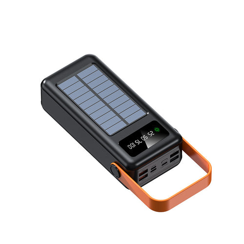 Solar-Powerbank med allsidige tilkoblingsmuligheter og smart ladeteknologi Skanto