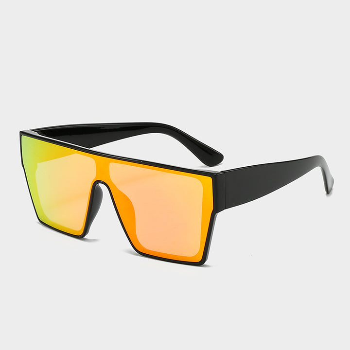Dame moteriktig solbrille med kantede glass Skanto