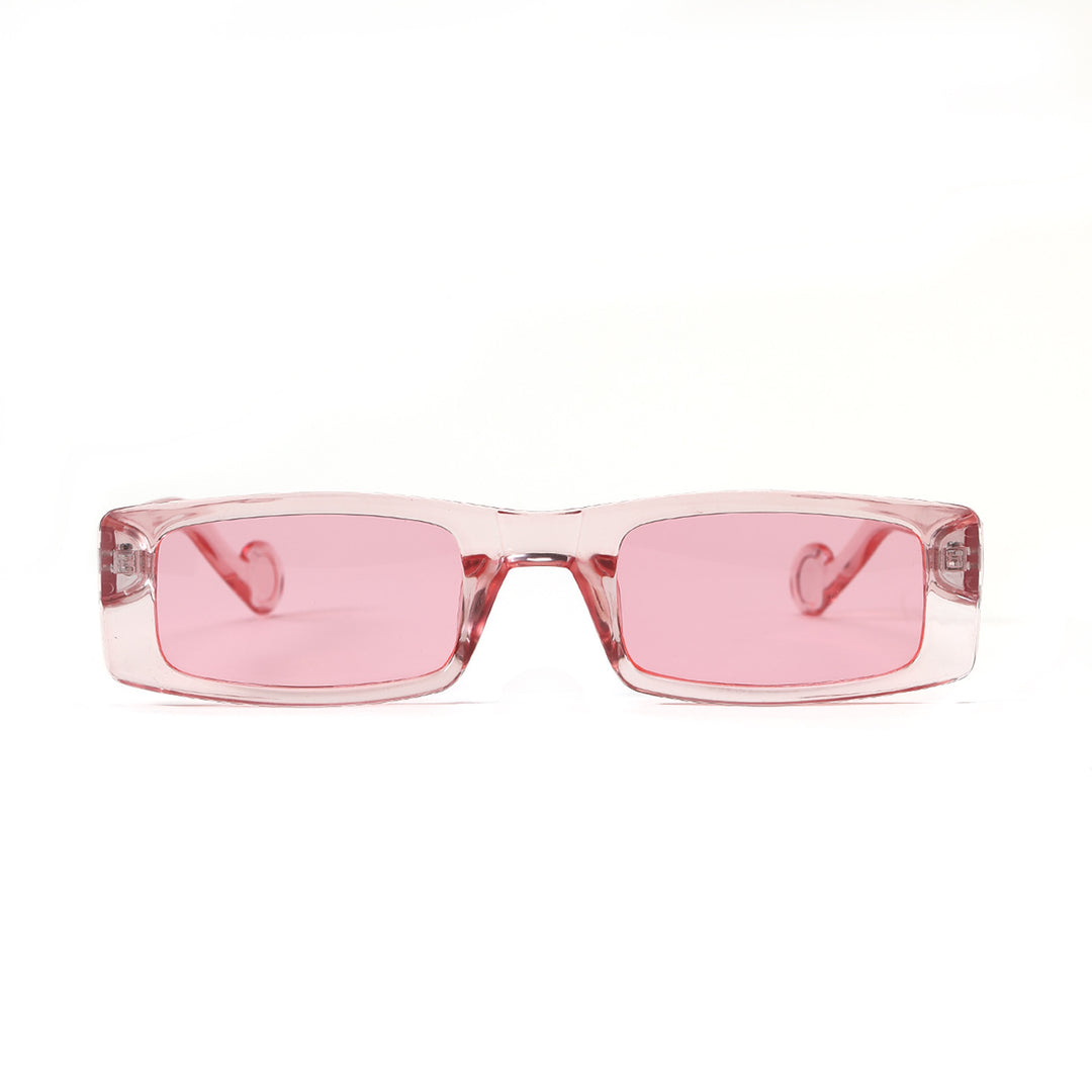 Damer moteriktig rektangulær solbrille i innovativ design Skanto