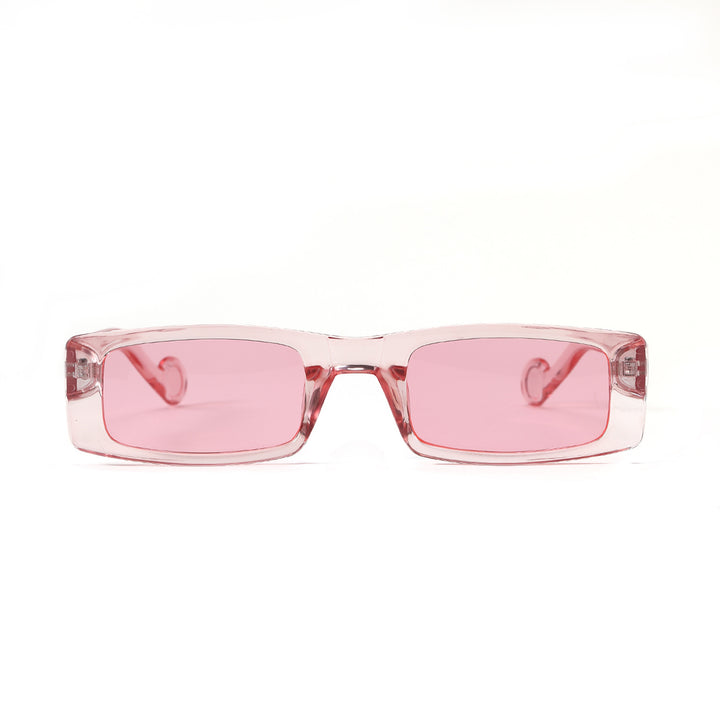 Damer moteriktig rektangulær solbrille i innovativ design Skanto