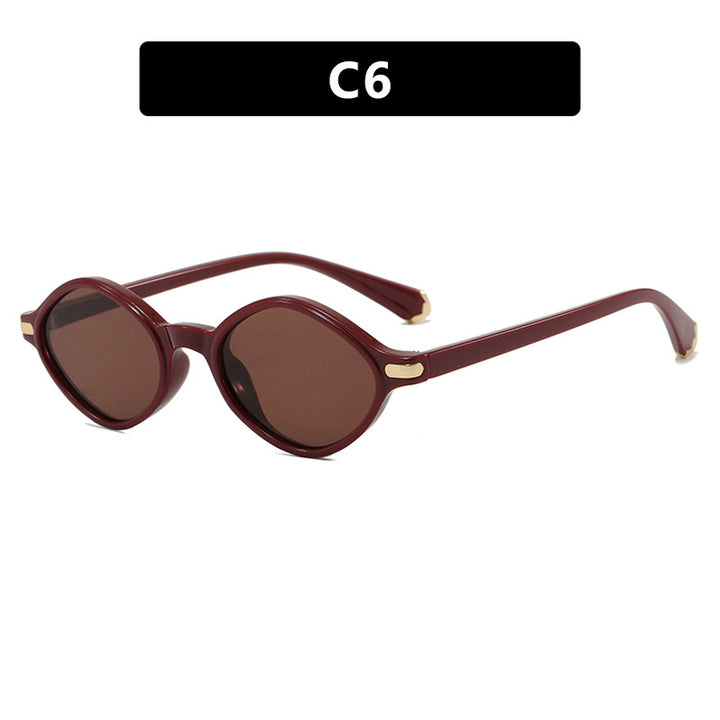 Women's fashionable sunglasses with unique design and high-quality metal frame Skanto