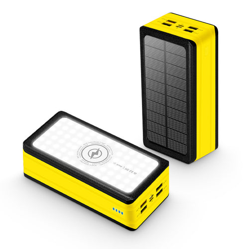 Solar Powerbank med LED-lampe Skanto