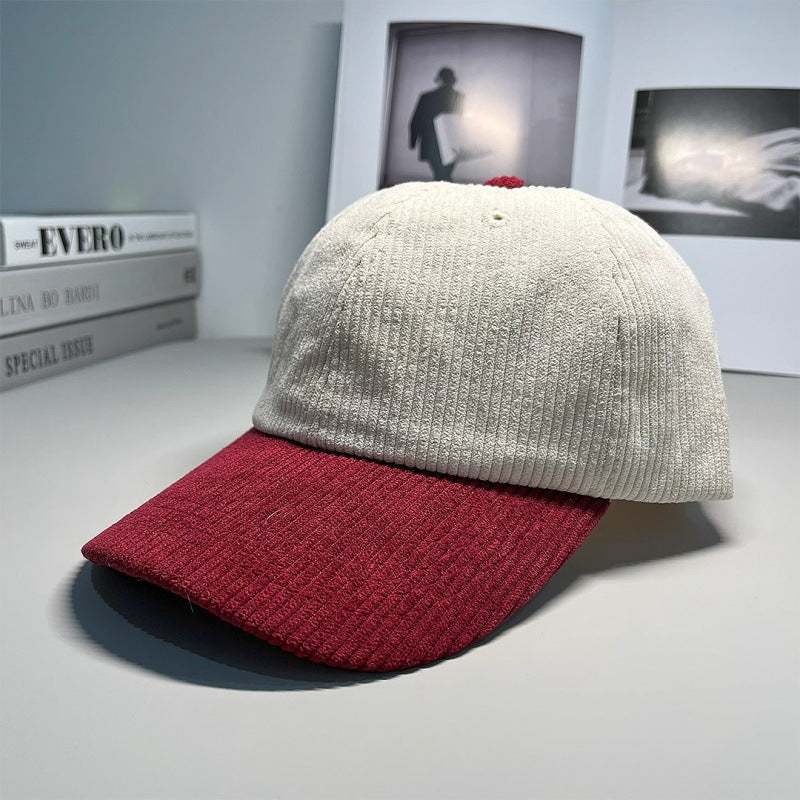 Kvinnenes kordfløyels baseball cap Skanto