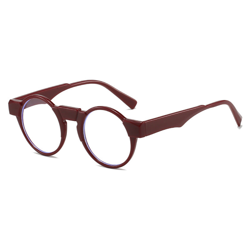 Dame moteriktig lesebrille med innovativt rundt rammedesign Skanto
