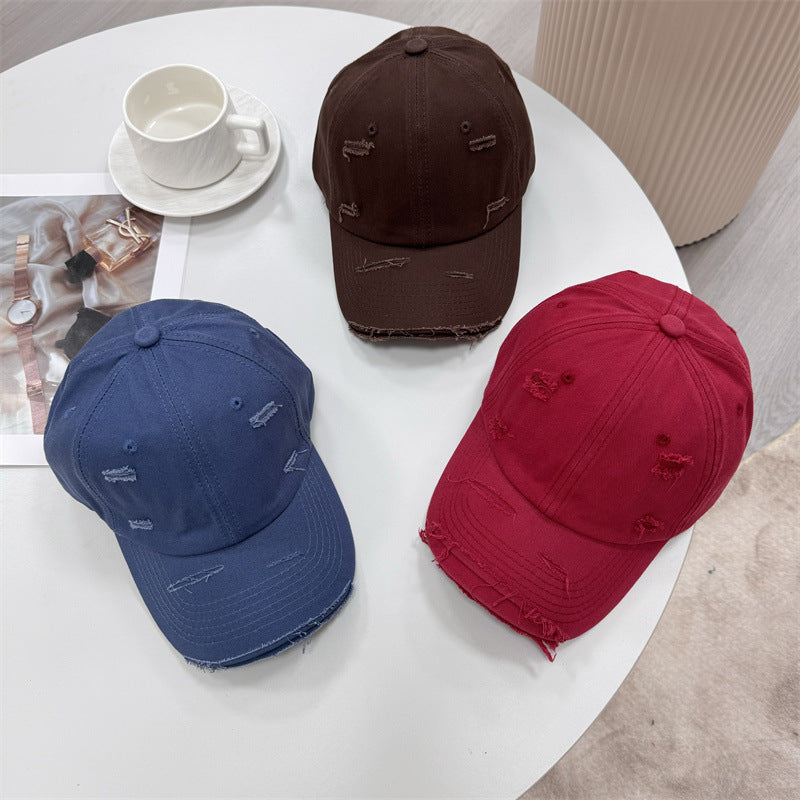 Herre Slitt Vintage-Stil Baseball Caps Skanto