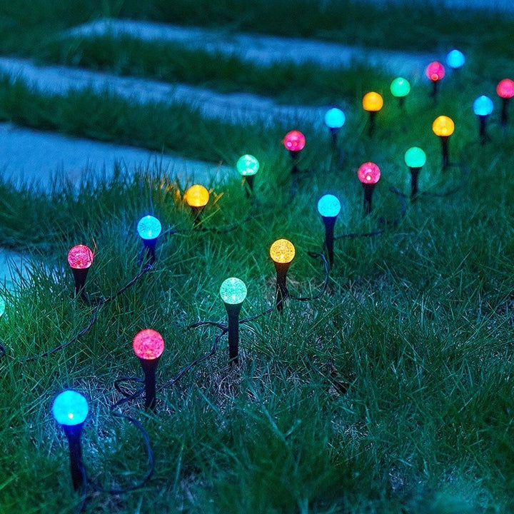 Crescent Moon Solarbelysning Hagespyd med Teksturert Akryl Diffusor og Varm Hvit LED Skanto