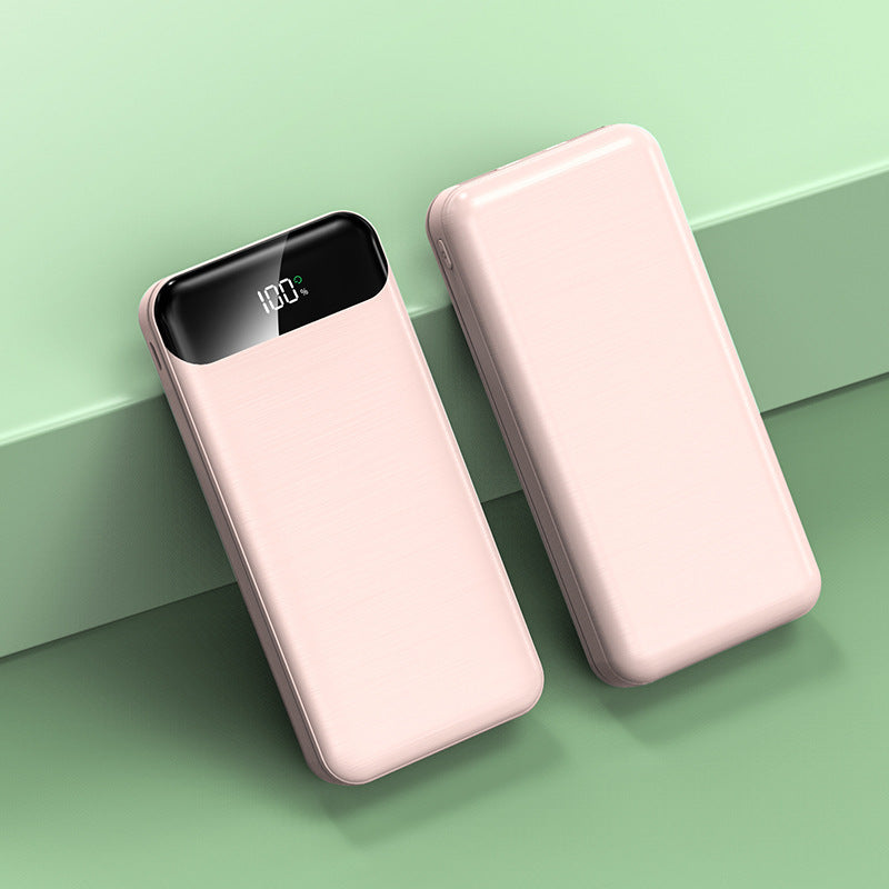 Bærbar powerbank med intelligent LED-display og hurtigopladning Skanto