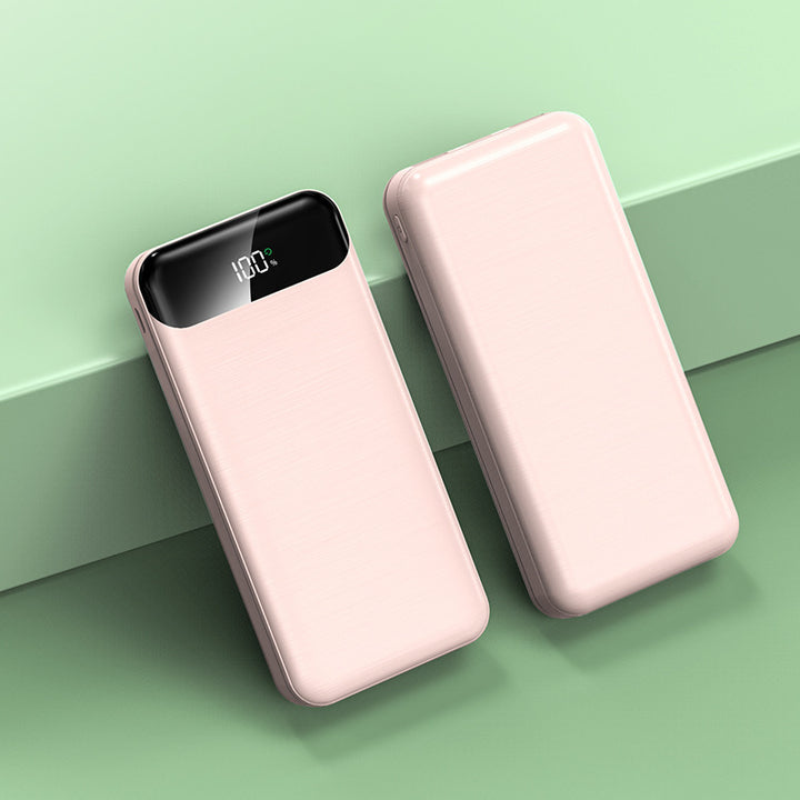 Bærbar powerbank med intelligent LED-display og hurtigopladning Skanto