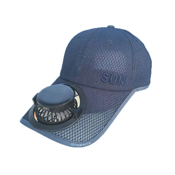 Ventilert baseball caps med avtakbar oppladbar vifte Skanto