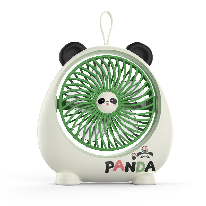 Dame Bærbar Håndvifte i Panda-design Skanto