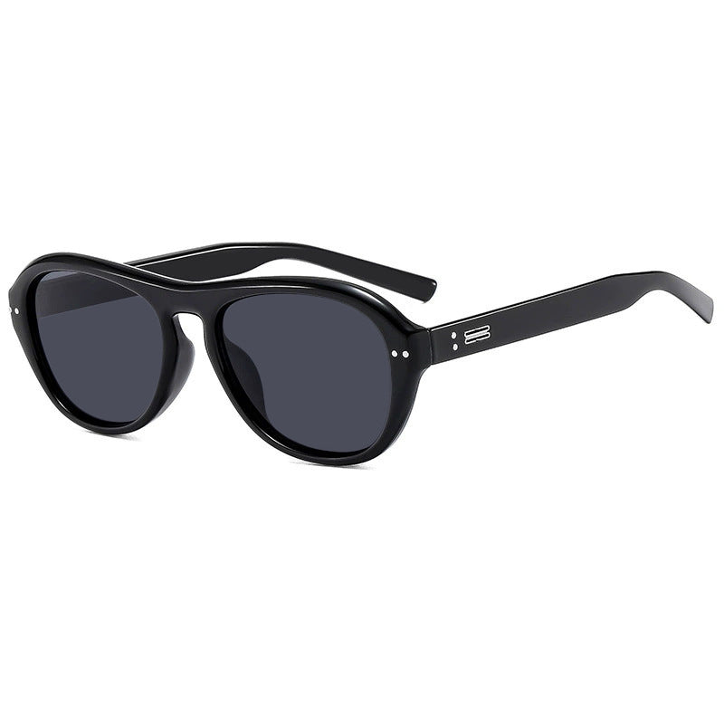 Women's fashionable glasses with stylish elongated frame and high-quality plastic Skanto