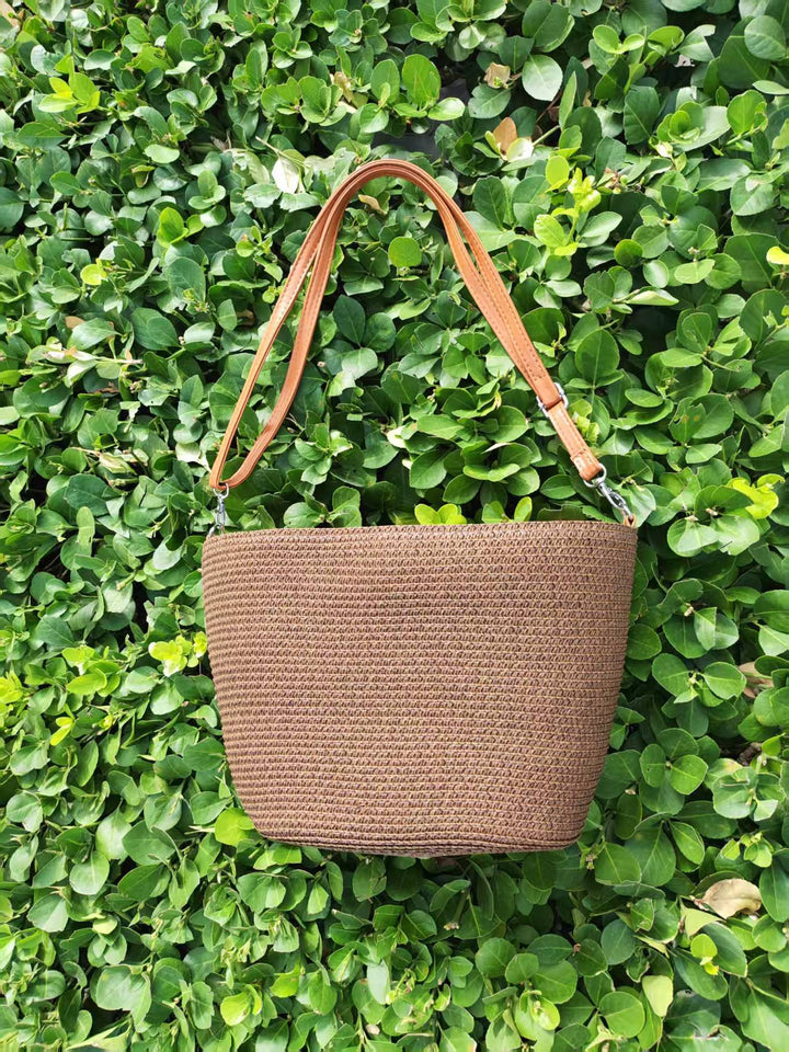 Elegant, Flettet Crossbody Bag Skanto