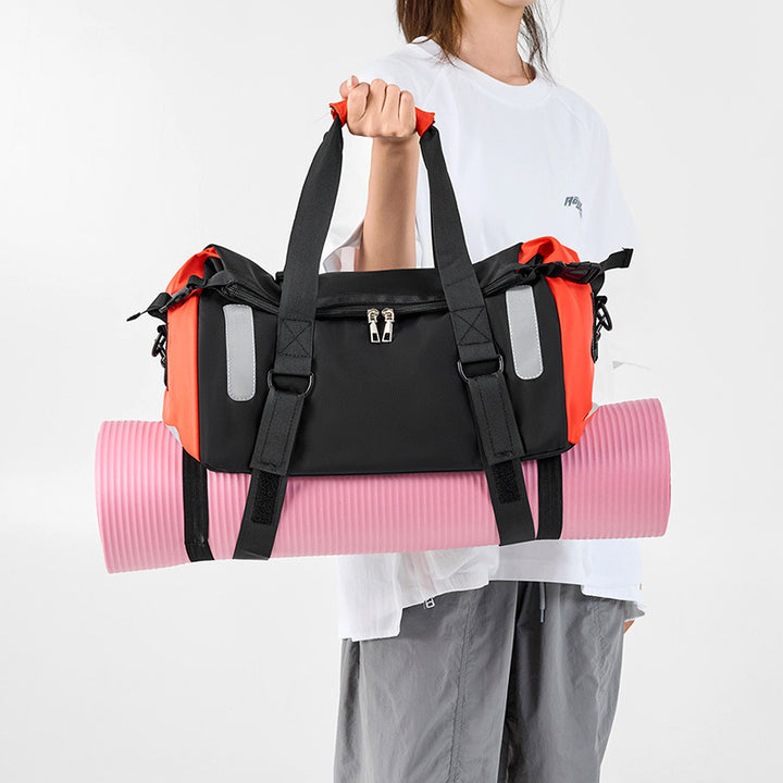 Multifunksjonell sport-duffelbag med robust materiale og intelligent romdesign Skanto