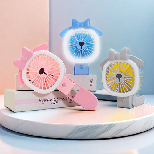 Damer Bærbar USB Mini-vifte med søtt design Skanto