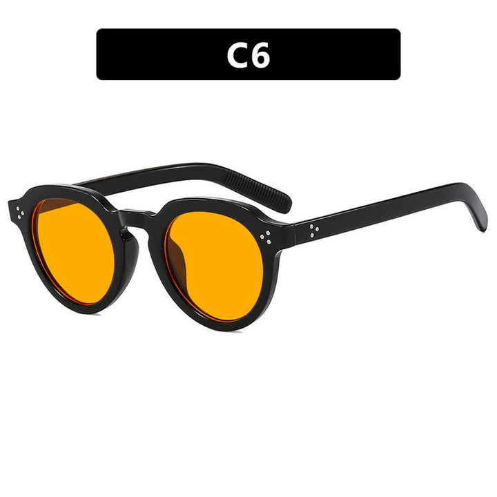 Women's stylish round glasses Skanto
