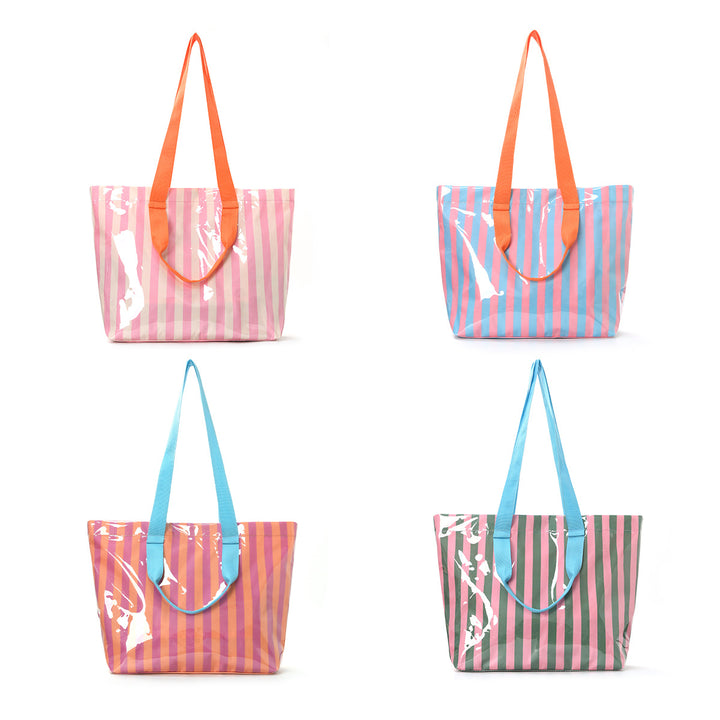 Romslig strandbag med vannavvisende design Skanto