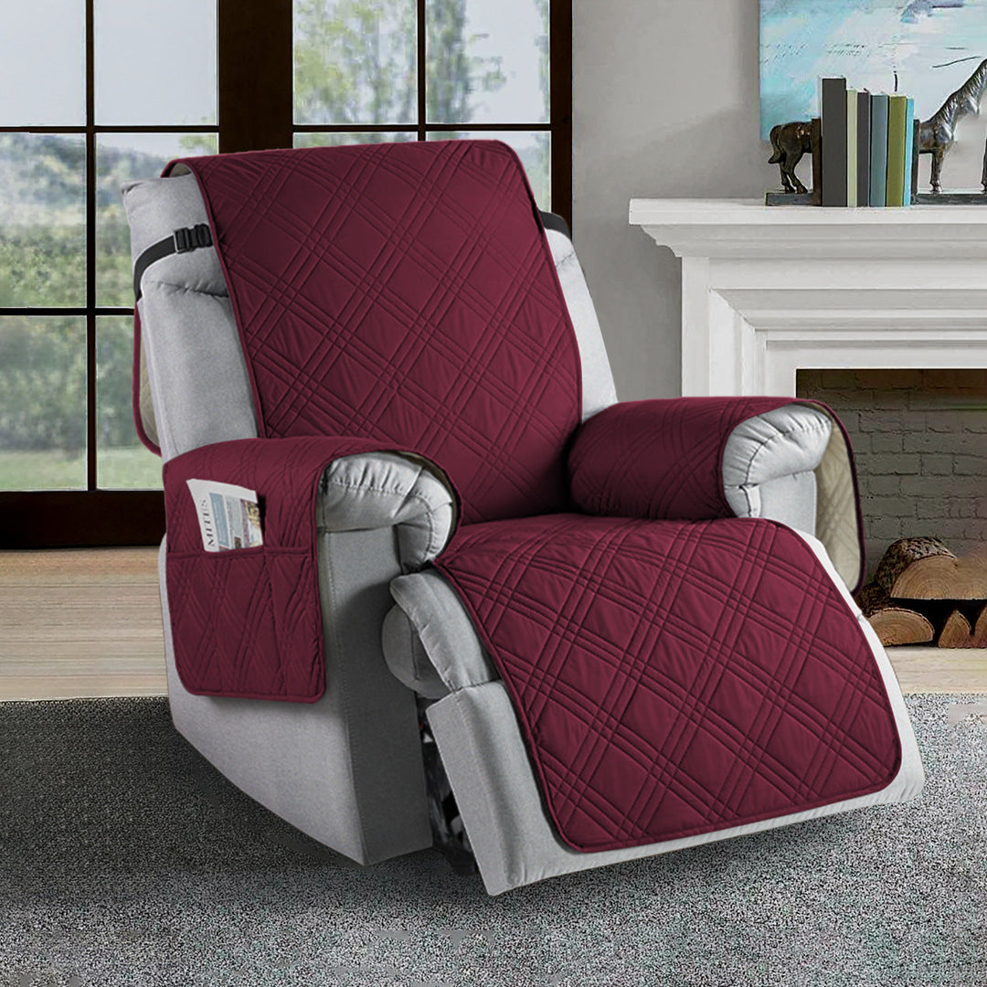 Skanto | Vanntett Recliner Trekk | Slitesterk Mikrofiber, Flekkresistent & Universell Passform for Hjemmets Beskyttelse