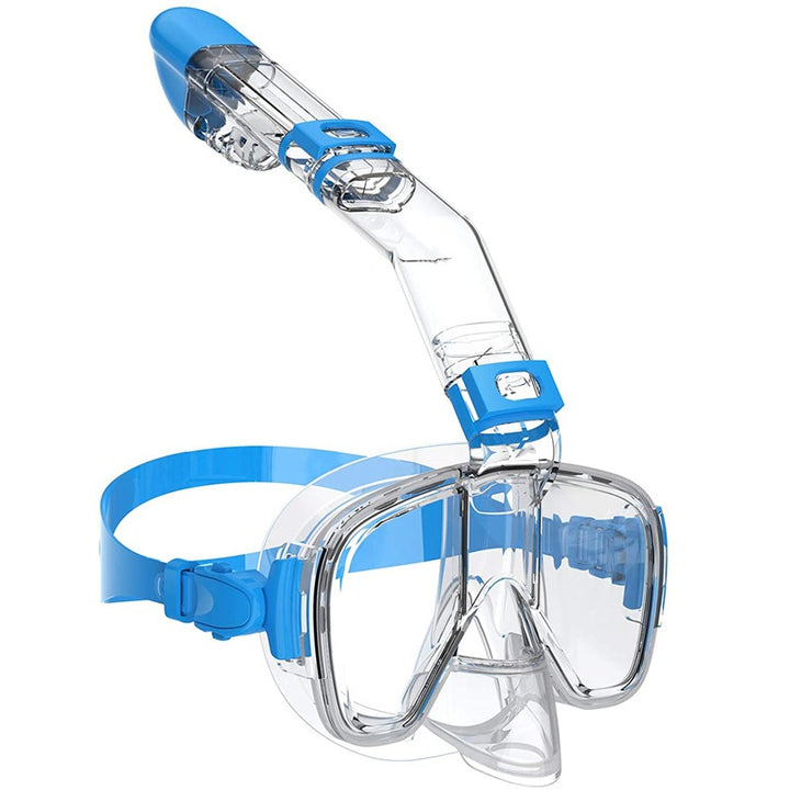 Snorkelmaske med integrert svømmebrille Skanto