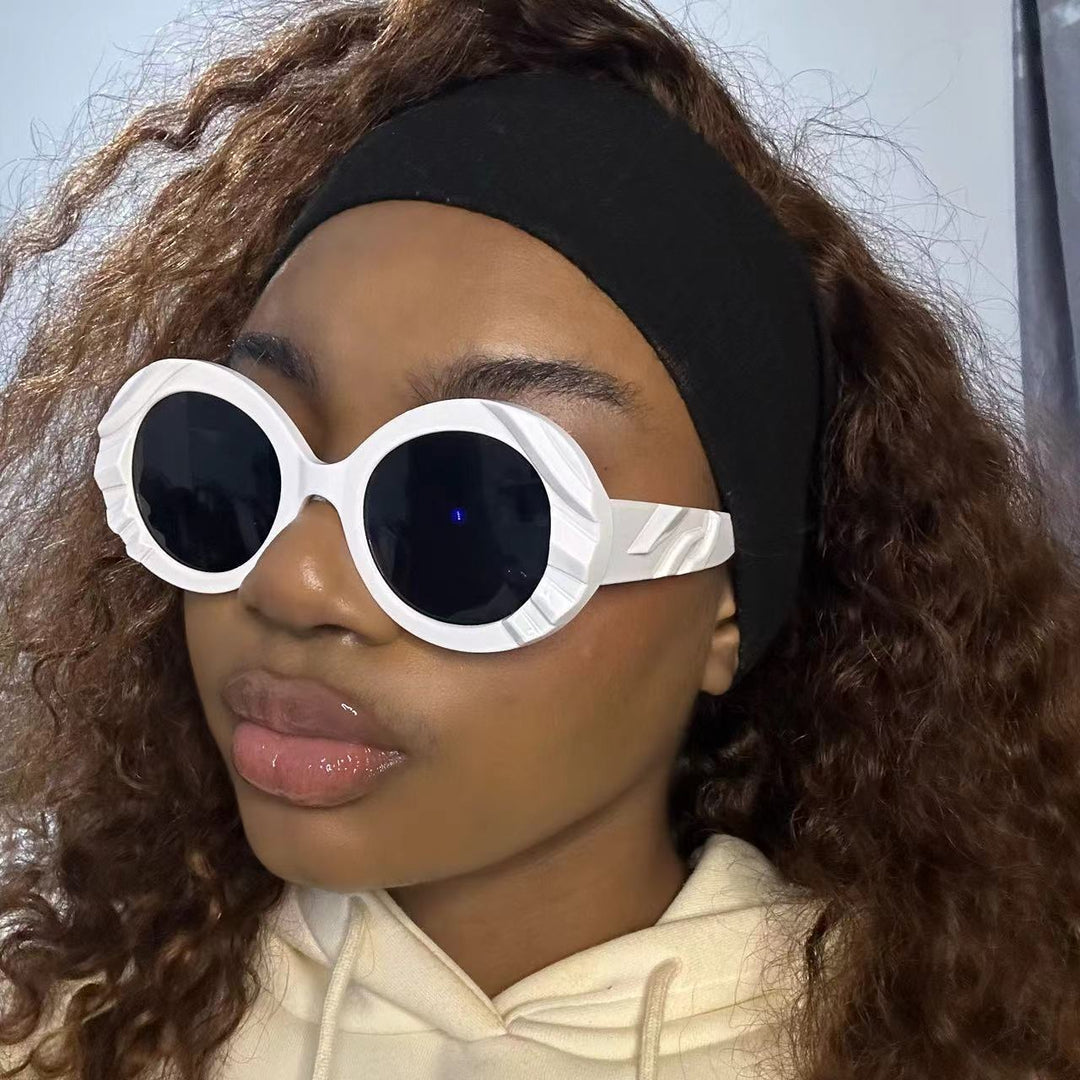 Women's sunglasses with unique, textured frame and protective lenses Skanto