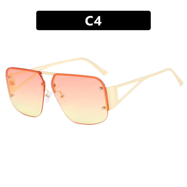 Skanto Women's Oversized Geometric Sunglasses with Smooth Lines and Protective UV Filter Skanto