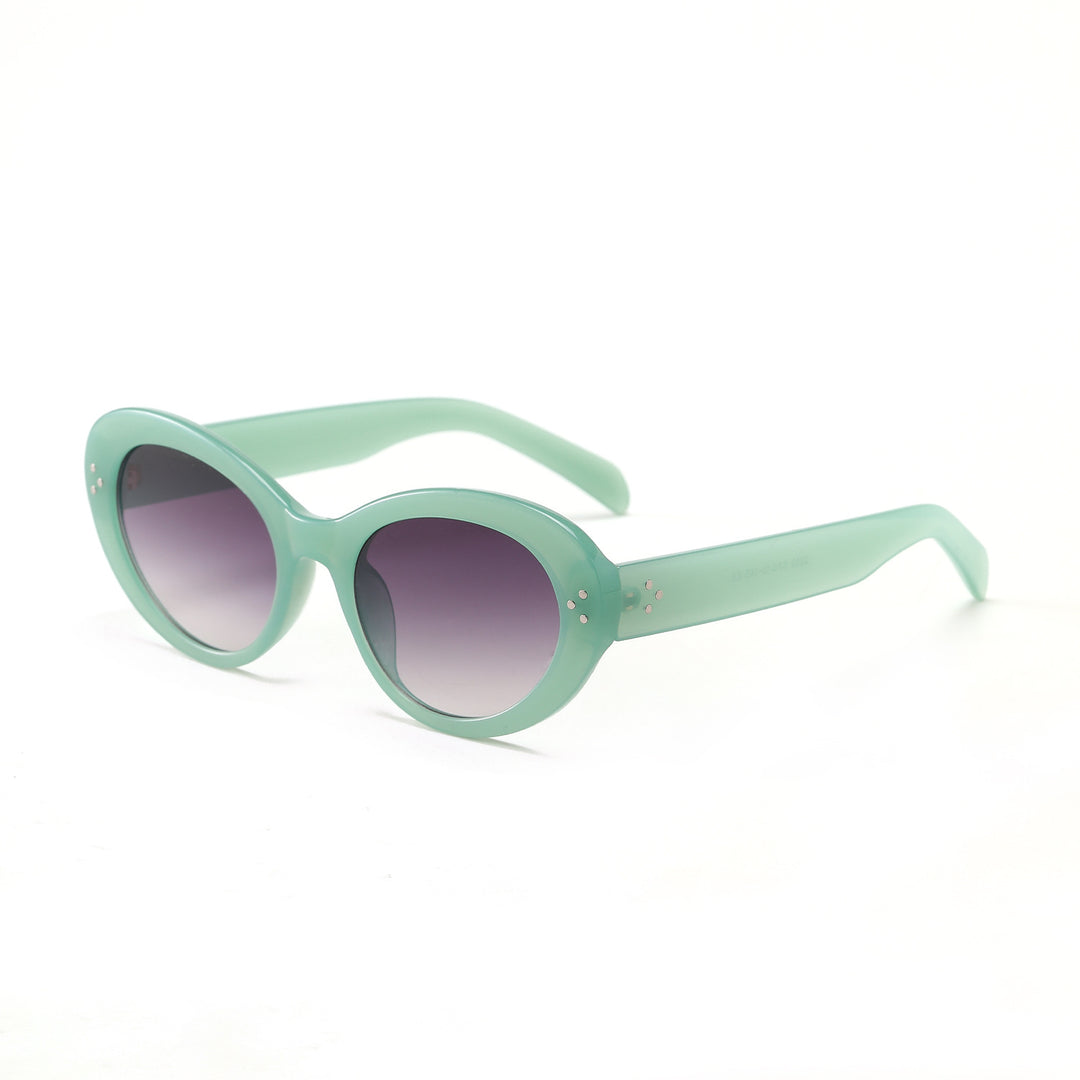 Dame moteriktig oversized solbrille med elegant ramme Skanto