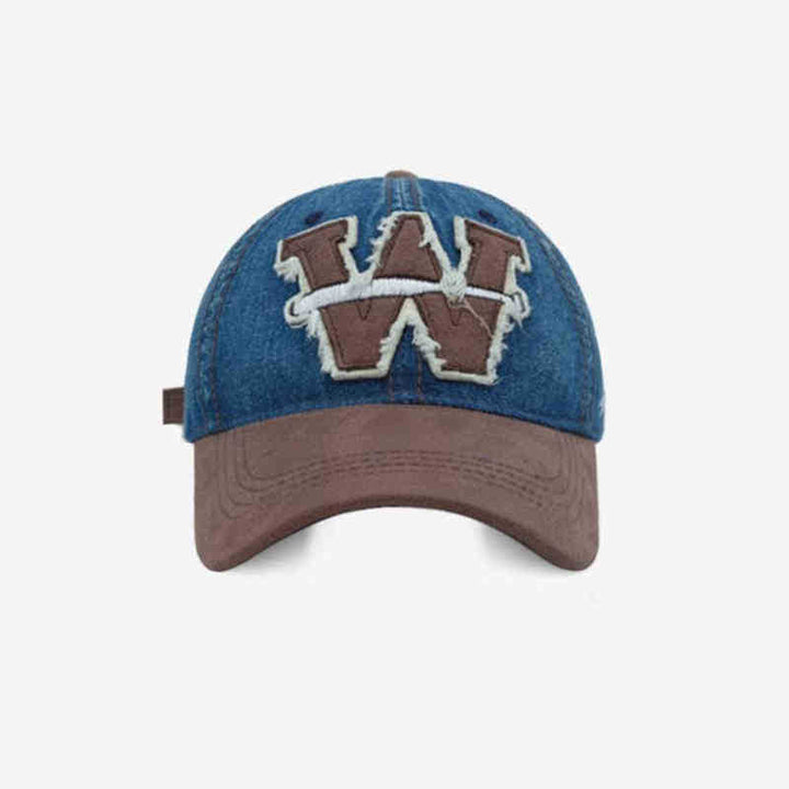 Herre Slitt Denim Baseball Caps Skanto