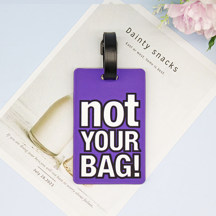 Unisex Bagasjelapp med humoristisk design Skanto