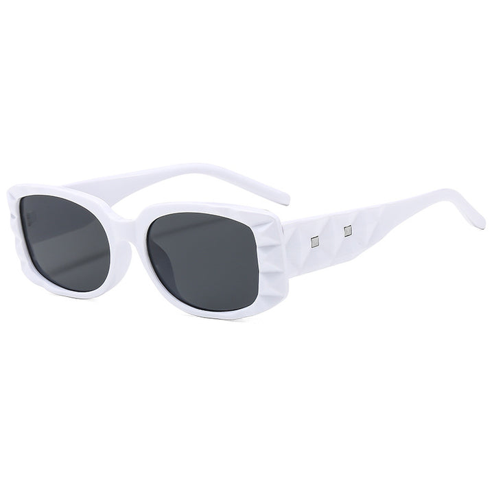 Dame Designer solbrille med unikt ramme og UV-beskyttelse Skanto