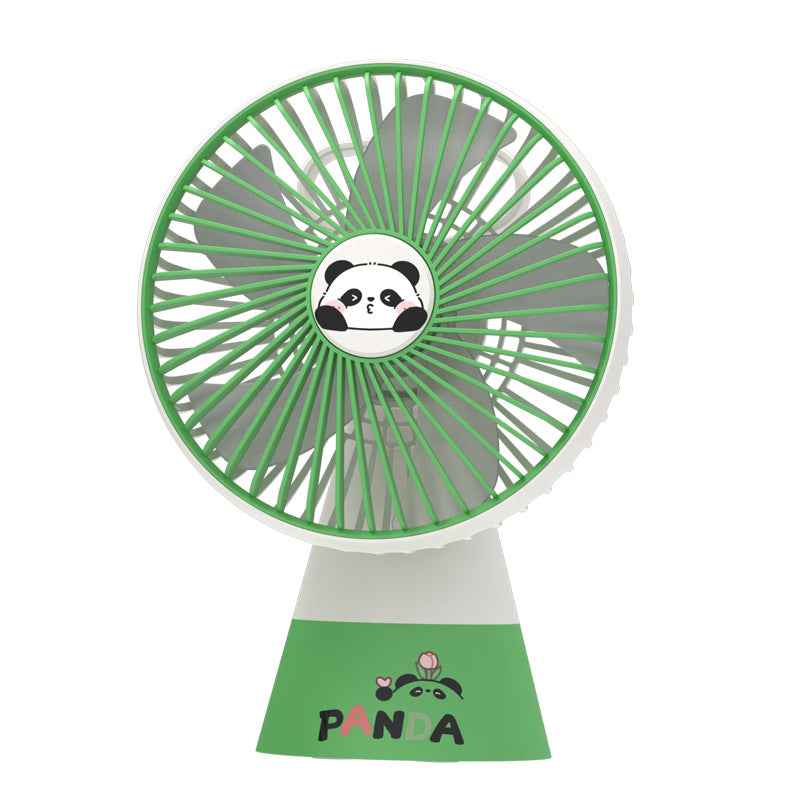 Kvinnelig Kreativ Bærbar Mini Vifte i Panda Design Skanto